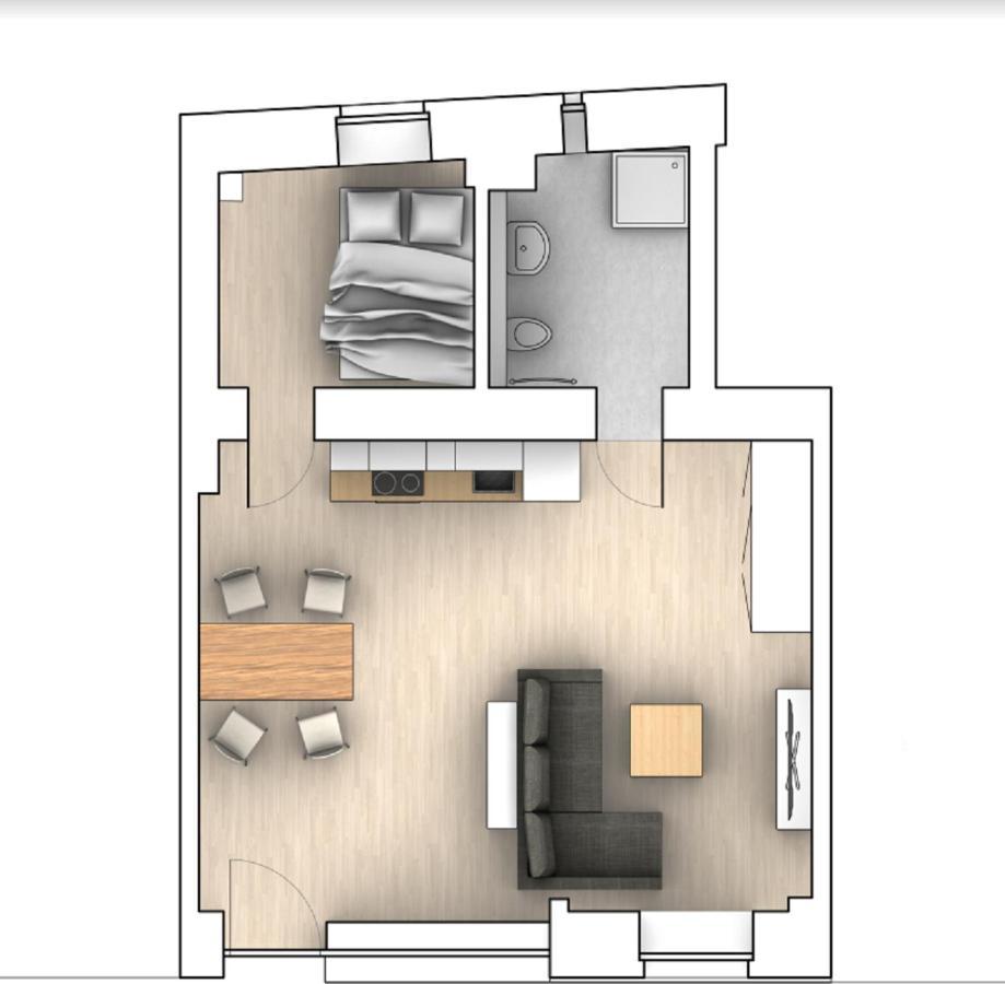 Neue 2-Zi-Apartment 15 Min Entfernung Zum Hbf Und Brandenburger Tor Berlín Exterior foto